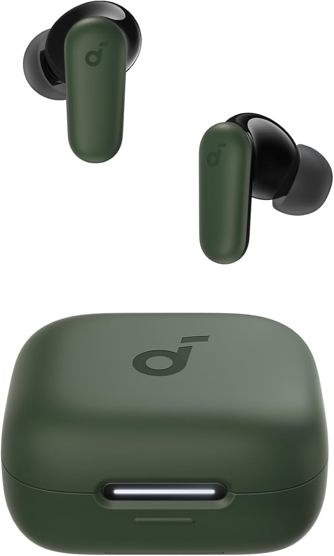 Soundcore P30i by Anker Noise Cancelling Earbuds, Hands-Free Viewing Strong and Smart Noise Cancelling, Powerful Bass, 45H Playtime, 2-in-1 Case and Phone Stand, IP54, Bluetooth 5.4