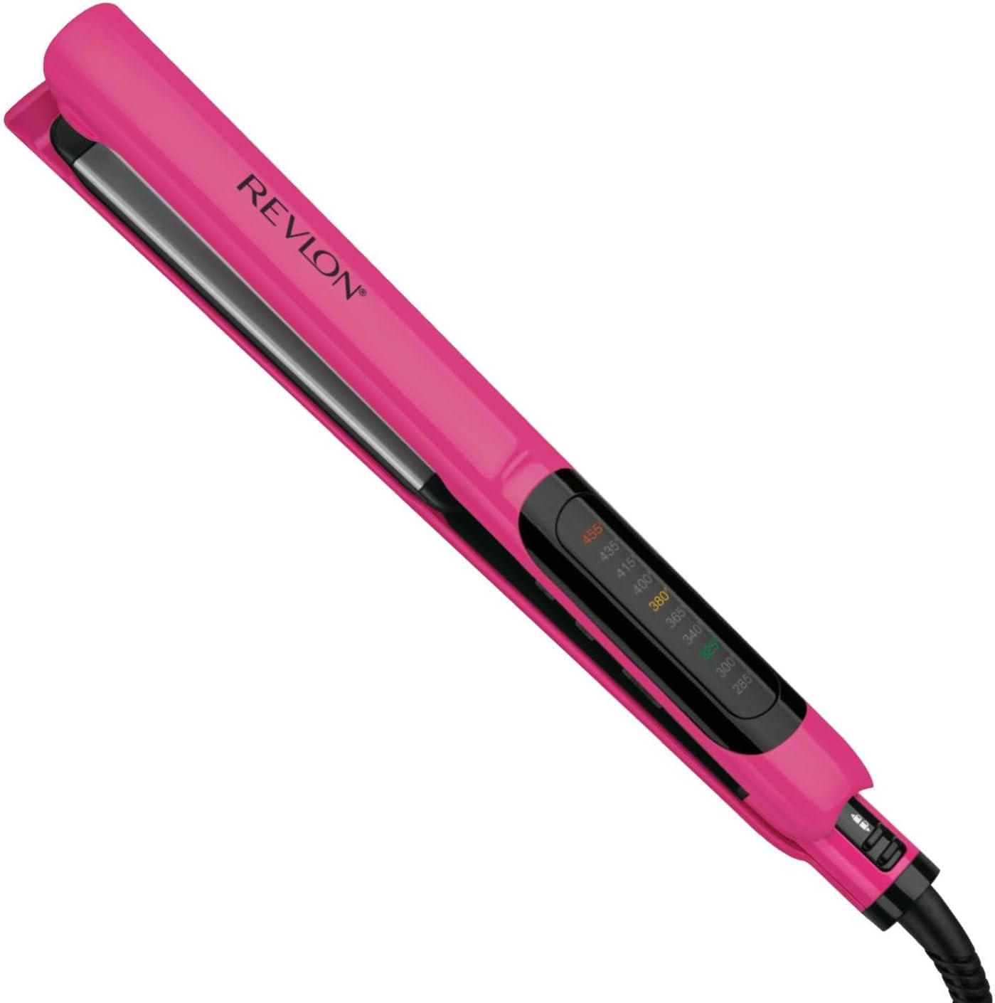 Revlon Smooth Brilliance Ceramic Hair Flat Iron | Smooth Glide and Ultra-Sleek Sylas, (1 in) 1 inch