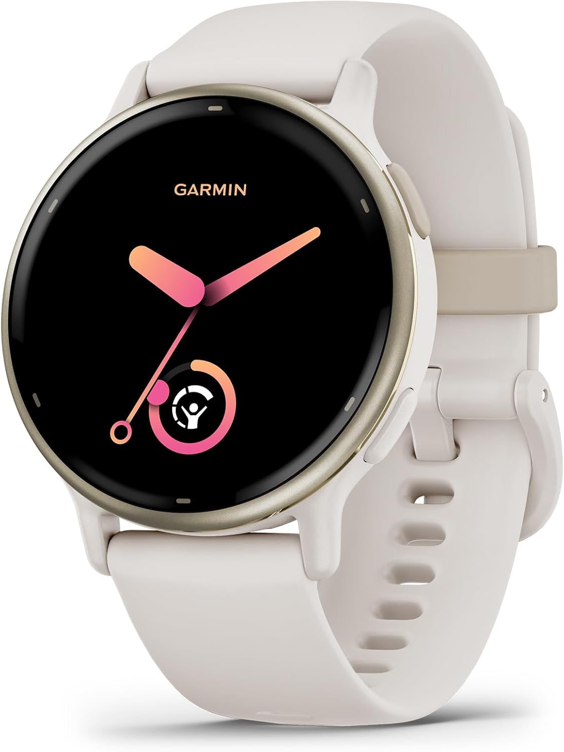 Garmin vívoactive® 5, Health & Fitness GPS Smartwatch, 42mm, Ivory 24/7 Health Monitoring, Built-In Sports Apps, Sleep Coach, Body Battery™ Energy Monitoring, Workout Benefit & Recovery Time