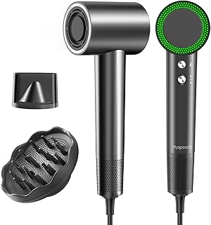 Hair Dryer with Diffuser, 180,000 RPM High Speed Blow Dryer with Diffuser | 1.5 Billion Plasma Ionic Blow D...