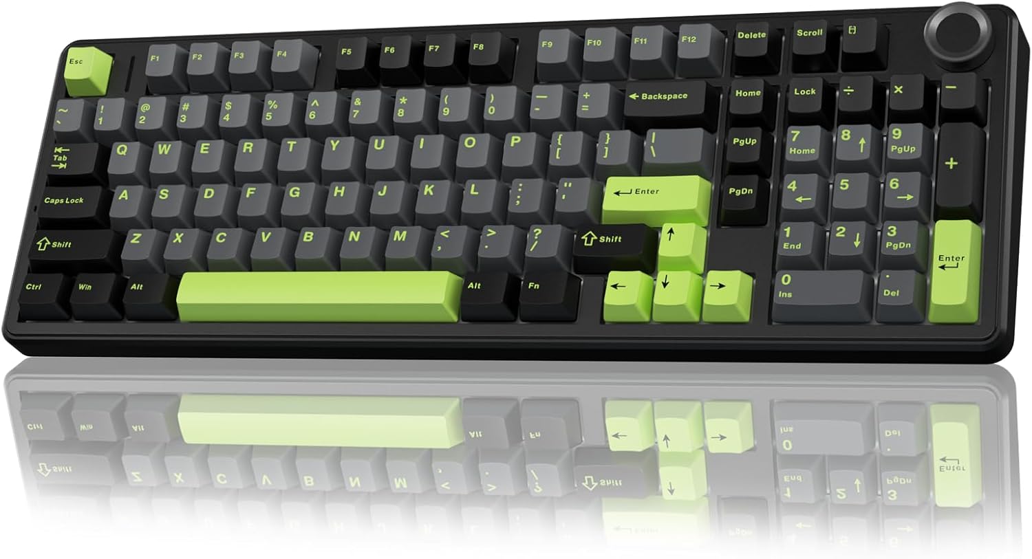 AULA F99 Pro Wireless Mechanical Keyboard with Number Pad, Knob, 99 Keys | Gasket Structure, Tri-Mode Conne...