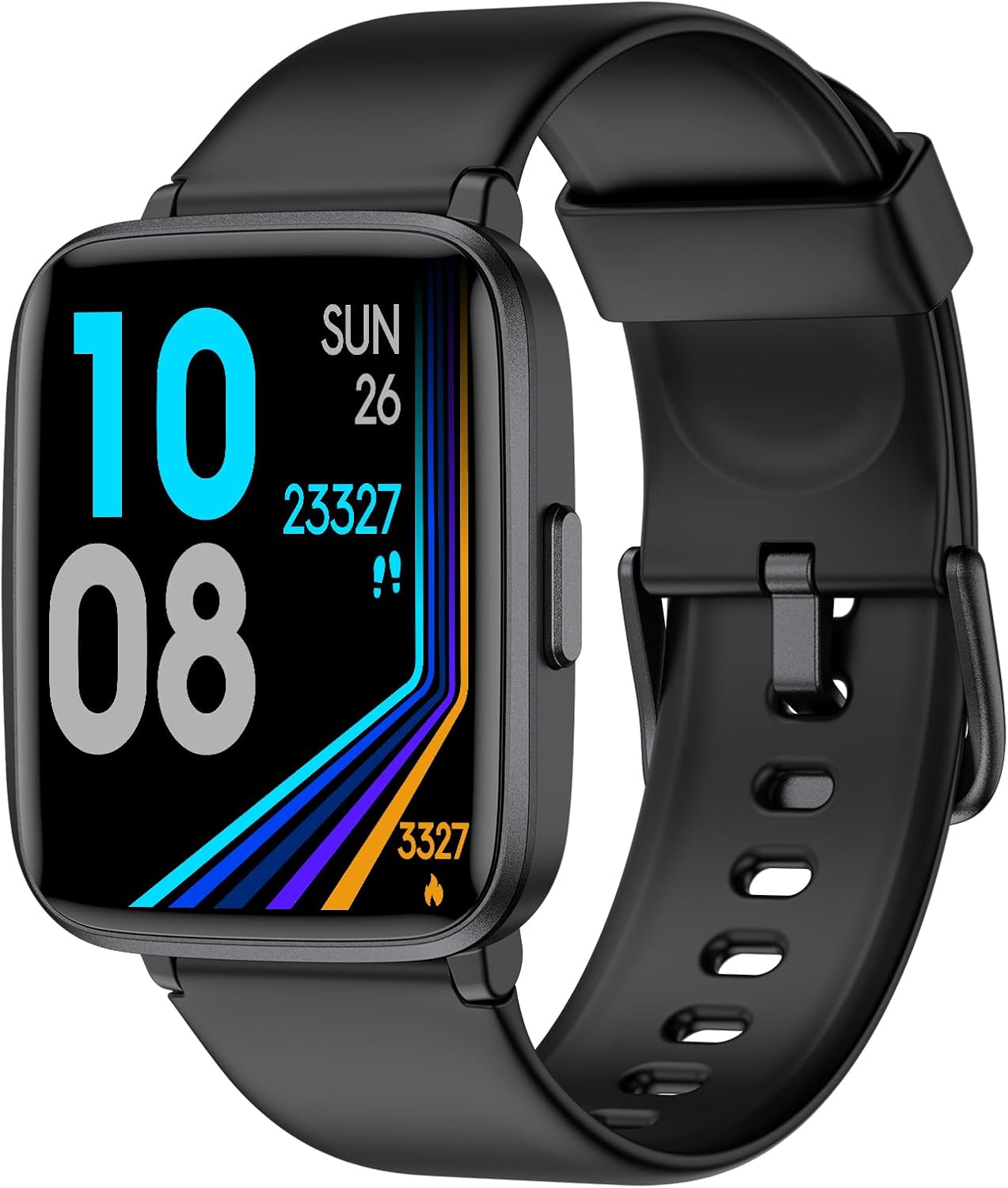 Fitness Tracker Watch with Heart Rate, No App No Phone Required, Pedometer Step Counter, Heart Rate Monitor, Sleep Monitor, Alarm Clock, Stopwatch, Fitness Tracker, IP68 Waterproof Smart Watches