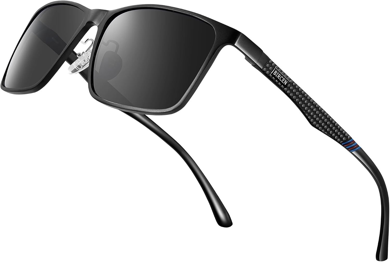 Bircen Mens Polarized Metal Sunglasses: 0.8 oz & UV Protection Sun Glasses | Al-Mg Spring Hinge Frame,Shatt...