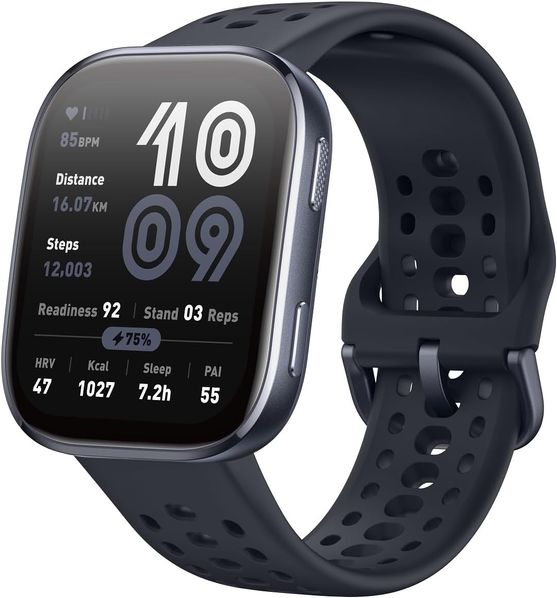 Amazfit Bip 6 Smart Watch, 1.97" AMOLED Display, GPS, iOS/Android 46mm, 14-Day Battery, Bluetooth Call & Text, Water-Resistant, Free Maps, AI, Health & Sleep Tracker, 140+ Workout Modes