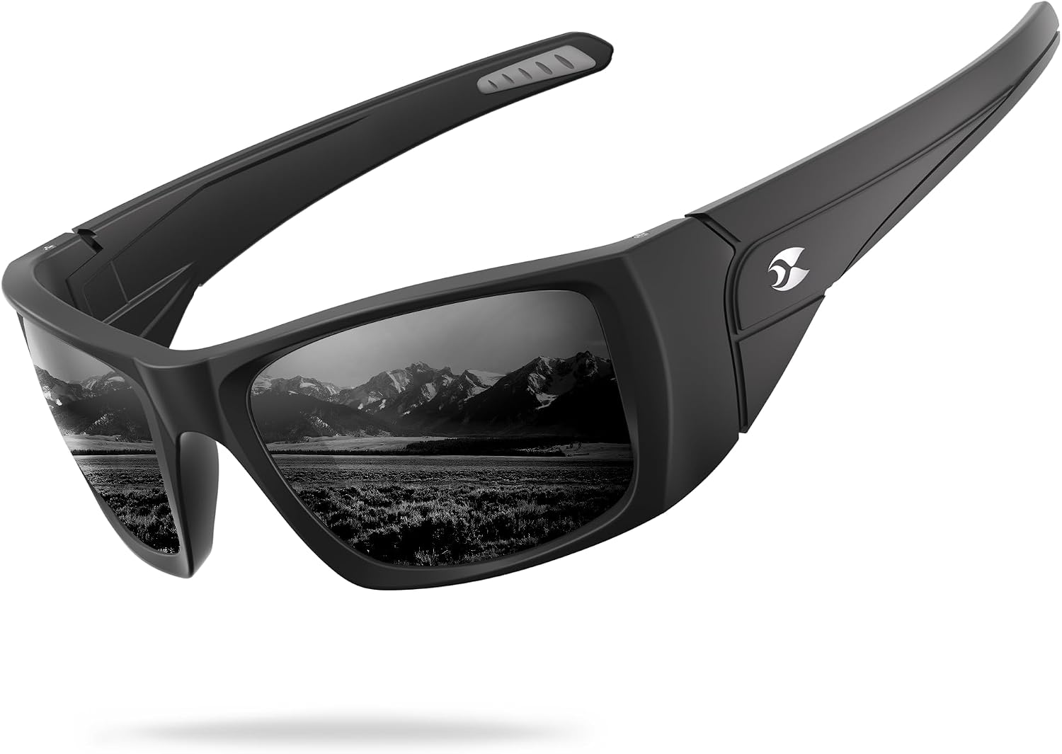 suoso Polarized Sports Sunglasses for Men, UV400 Wrap Around TR90 | Ideal for Fishing, Driving, Cycling, Ru...