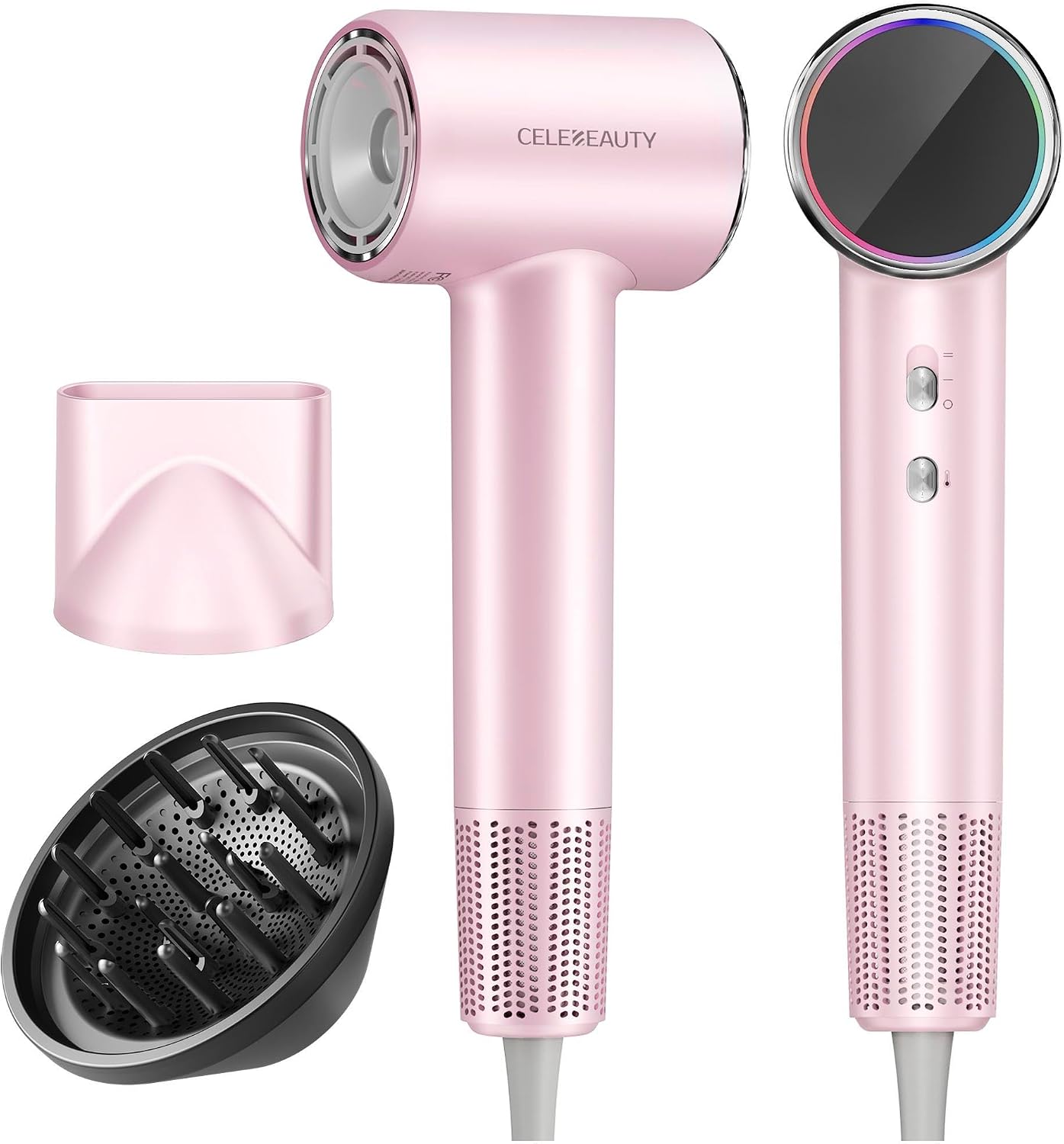 High-Speed Ionic Hair Dryer with Diffuser, 110k RPM Fast-Drying Blow Dryer | 0.86 lb Lightweight Design, 20...