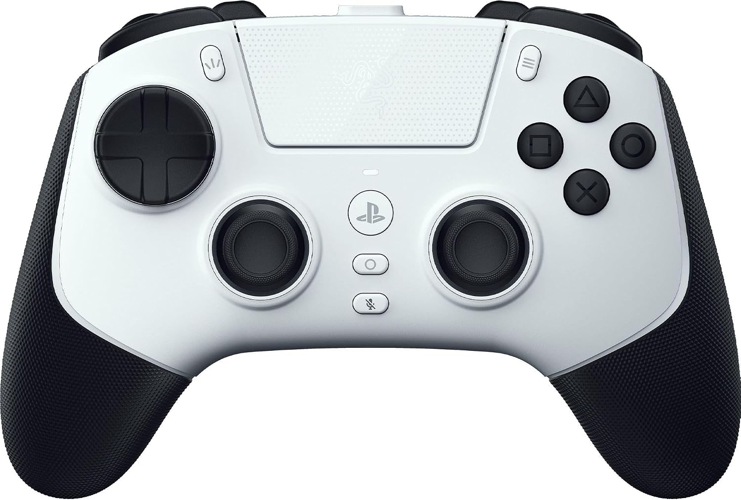 Razer Raiju V3 Pro Wireless Esports Controller, PlayStation 5 & PC, White Lag-free Esports Grade Performance, Officially Licensed for PlayStation, 6 Remappable Buttons, TMR Thumbsticks, Fast Triggers