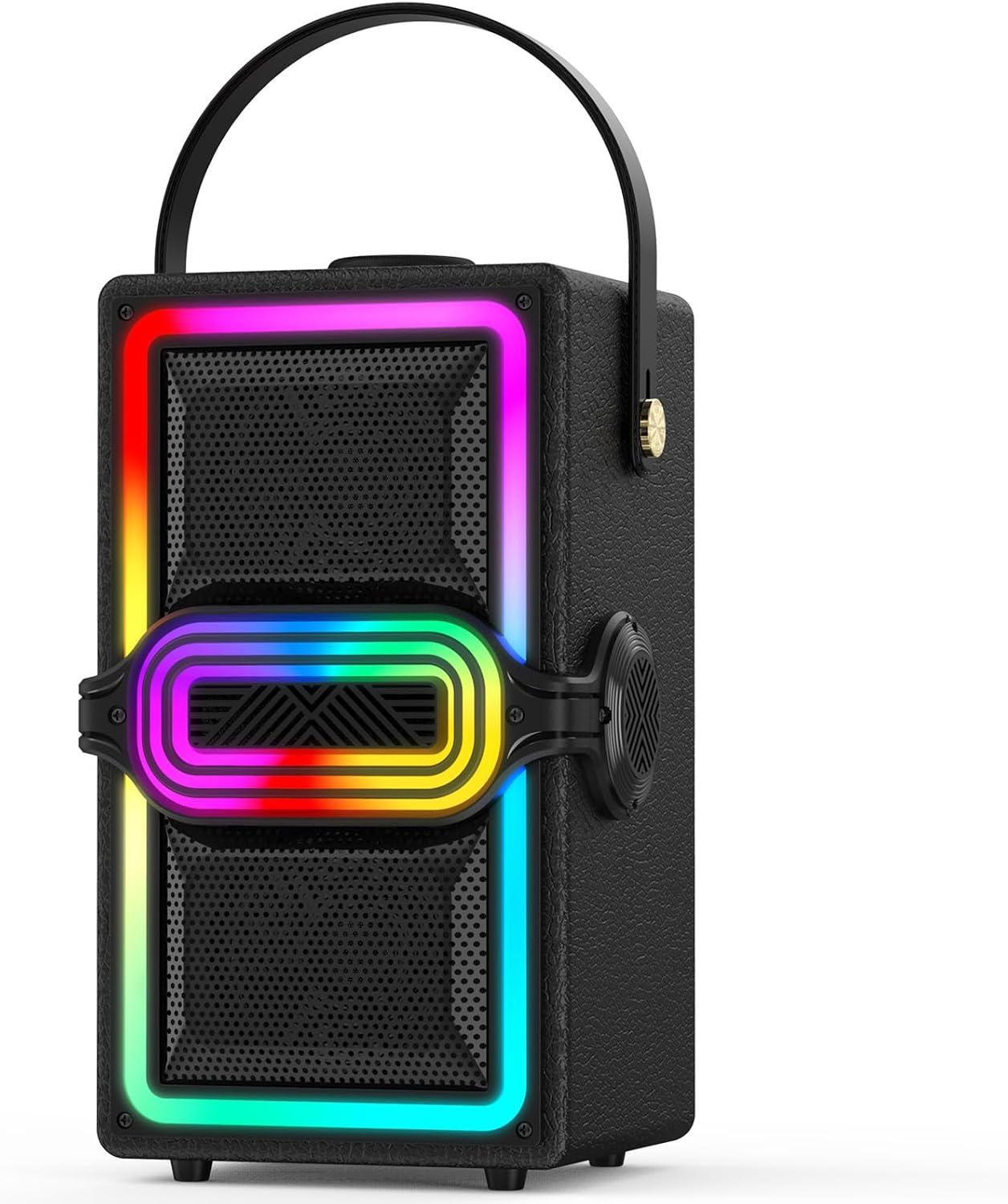 Bluetooth Speaker, 120W Peak Power Portable Speakers Wireless (Black) | Portable Boombox Speaker with Deep ...