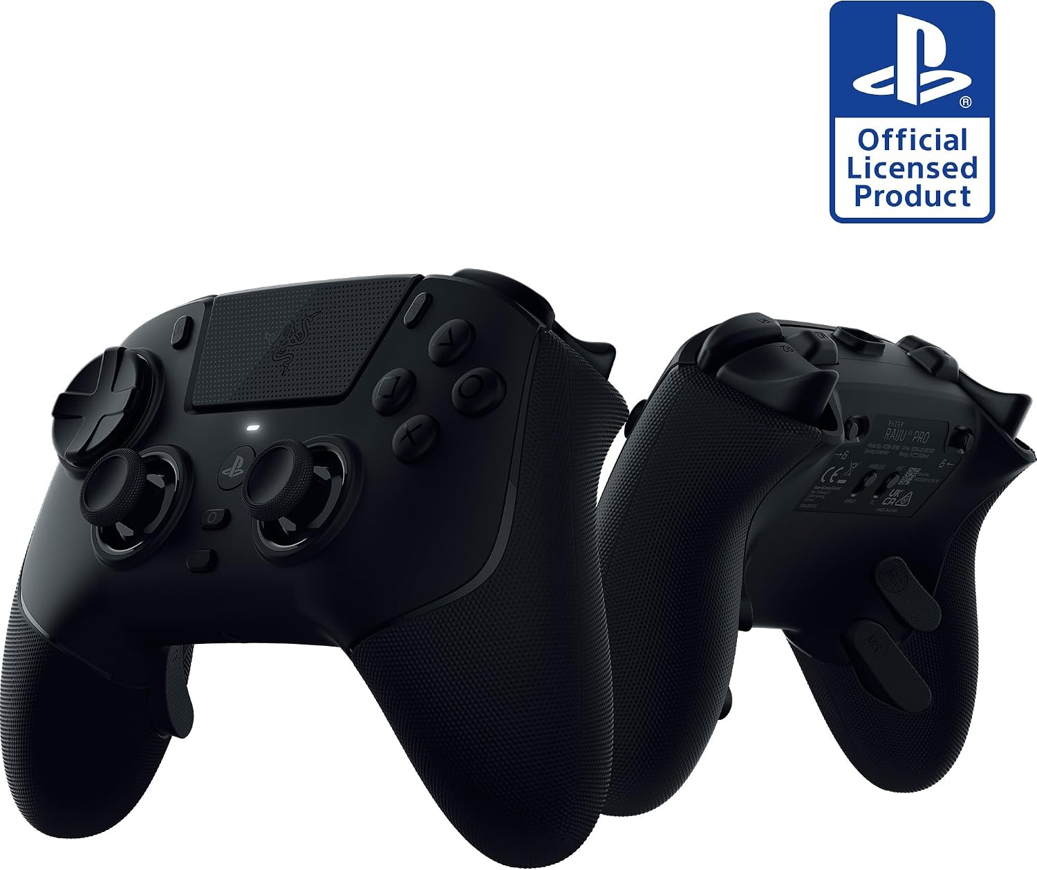 Razer Raiju V3 Pro Wireless Esports Controller, PlayStation 5 & PC, Black Lag-free Esports Grade Performance, Officially Licensed for PlayStation, 6 Remappable Buttons, TMR Thumbsticks, Fast Triggers