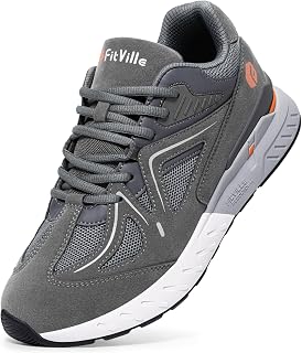 Ad - FitVille Men's Wide Walking Shoes, Extra Wide Sneakers - Rebound Core | Roomy Toe Box, Standing All Day Com...