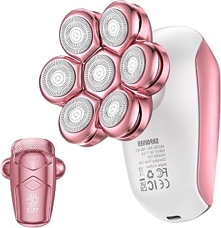 SHPAVVER Electric Razors for Women Legs: 7D Electric Shavers for Womens Full Body Legs, IPX7 Waterproof Wet Dry Shaver Portable for Lady Face Bikini Arms Underarms