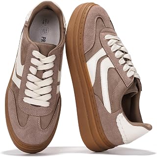 Platform Sneakers for Women Footwear - Lightweight Lace-up Shoes for Women | Memory Foam Insole for Comfortability; Non-Slip Casual Platform Shoes for Women Sneakers; Lightweight Lace-up Shoes