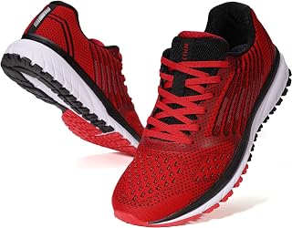 Joomra Whitin Men's Supportive Running Shoes Cushioned Athletic Sneakers | Durable Rubber Outsole, Lace-up ...